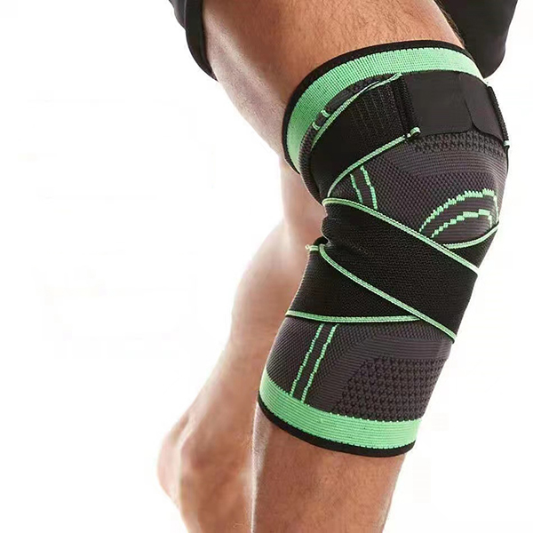 New style factory Price Pain Relief Knee Pads Adjustable Powerlifting Knee Wraps Elastic Sleeve Support
