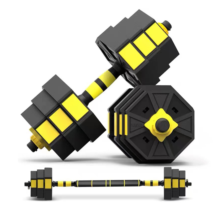 Gym equipments dumbbell sets 40kg adjustable weights cement adjustable dumbbell
